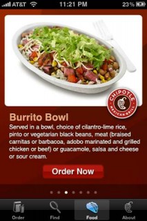 Chipotle's iPhone App