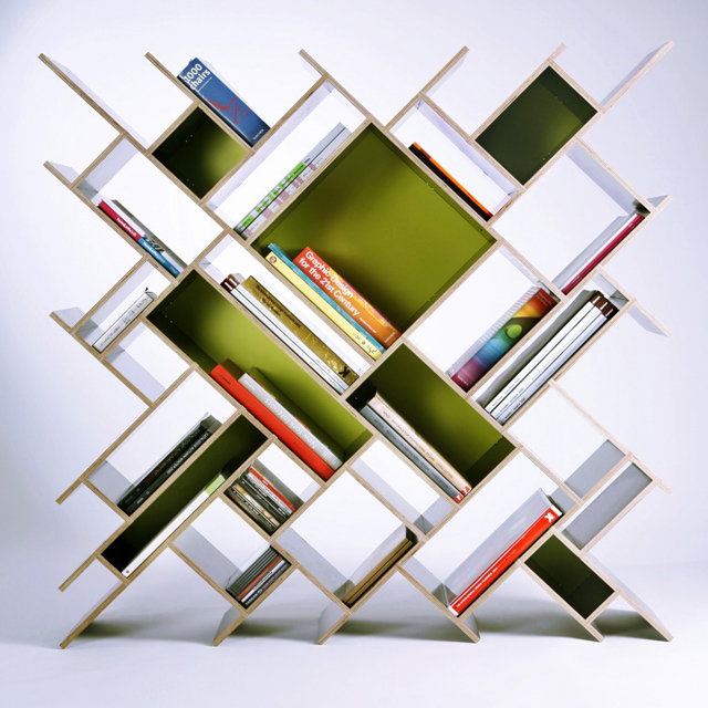 Quad shelving unit.
